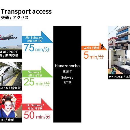 Fds Kanon Aparthotel Osaka Ngoại thất bức ảnh