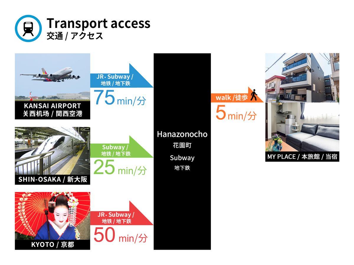 Fds Kanon Aparthotel Osaka Ngoại thất bức ảnh